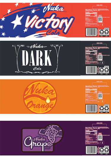 Nuka cola labels 2
