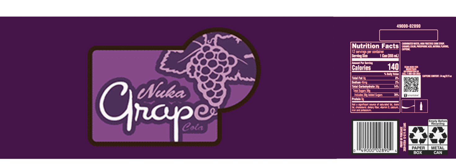 Nuka cola grape label