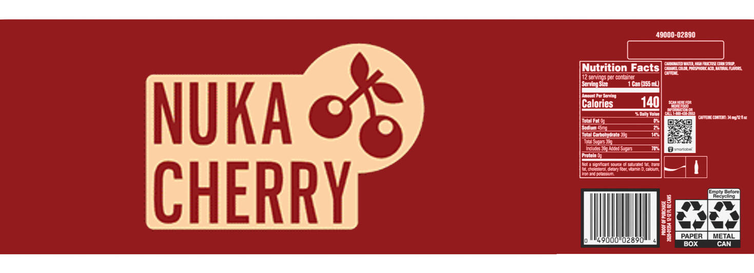 Nuka cherry label